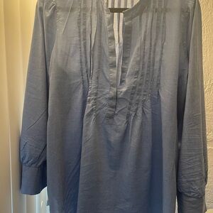 LOFT  Sky Blue Button Down Shirt
